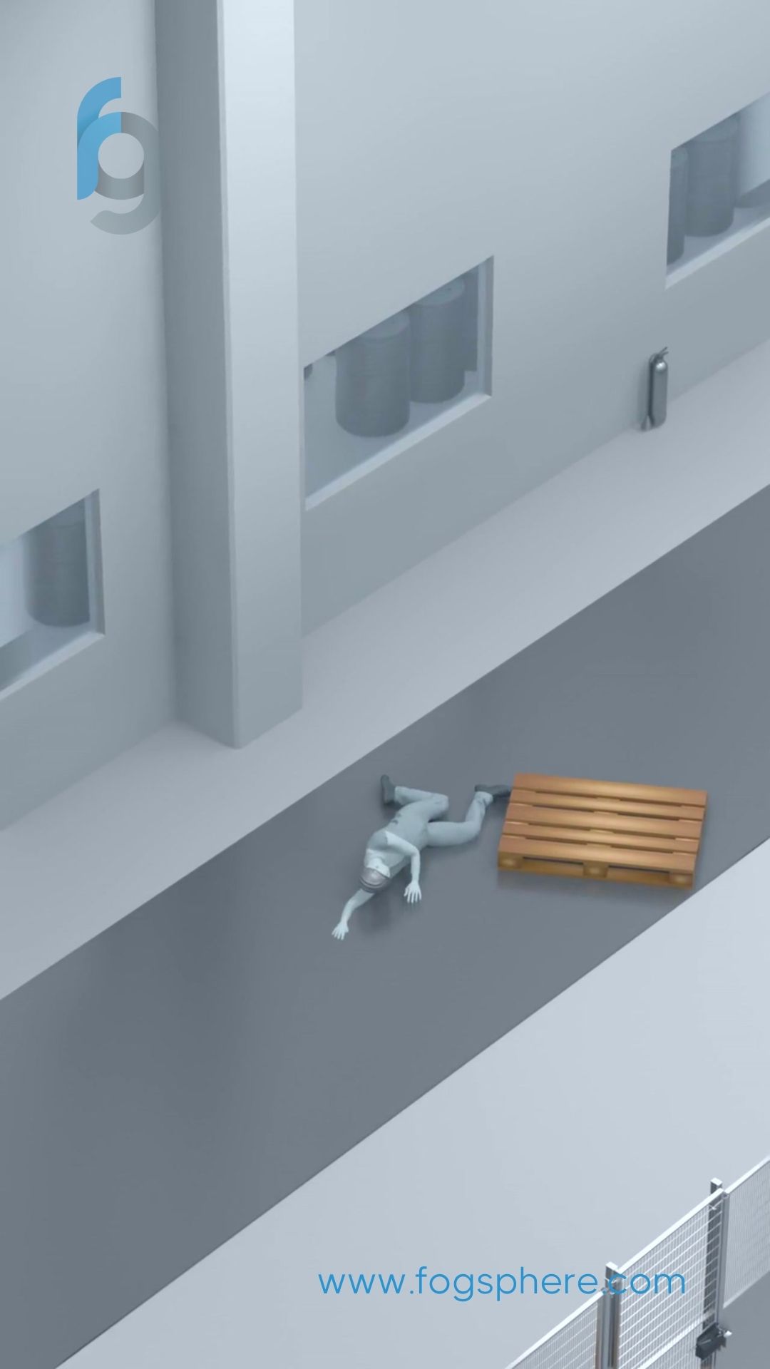 Clean Pedestrian Way – Security Automatic Detection Systems — Fogsphere detection illustration